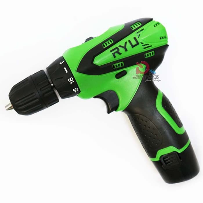RYU Cordless Drill RCD12V1 Mesin Bor Obeng Battery Charge 10mm Shopee Indonesia