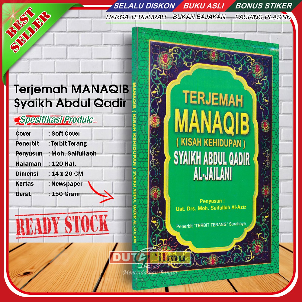 Terjemah MANAQIB Syekh Abdul Qadir Jailani ARAB INDO