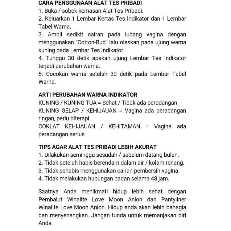 Harga Diskon Pantyliner Pantiliner Panty Winion Pantyliner Anion Winalite |  Shopee Indonesia