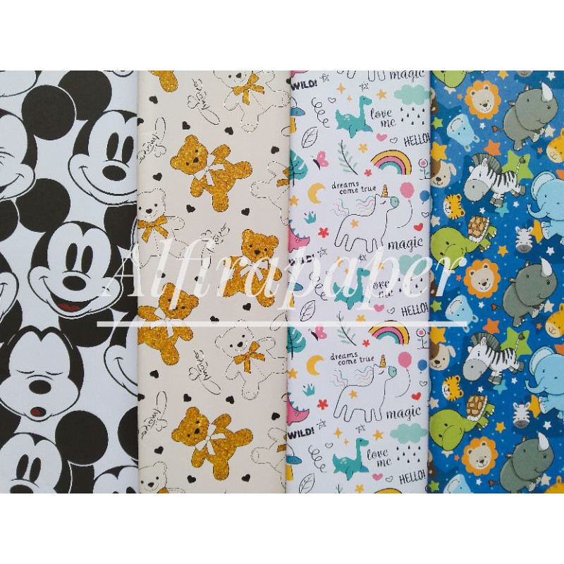 Kertas kado Anak Sansan Wawa Doff Grosir Shopee Indonesia
