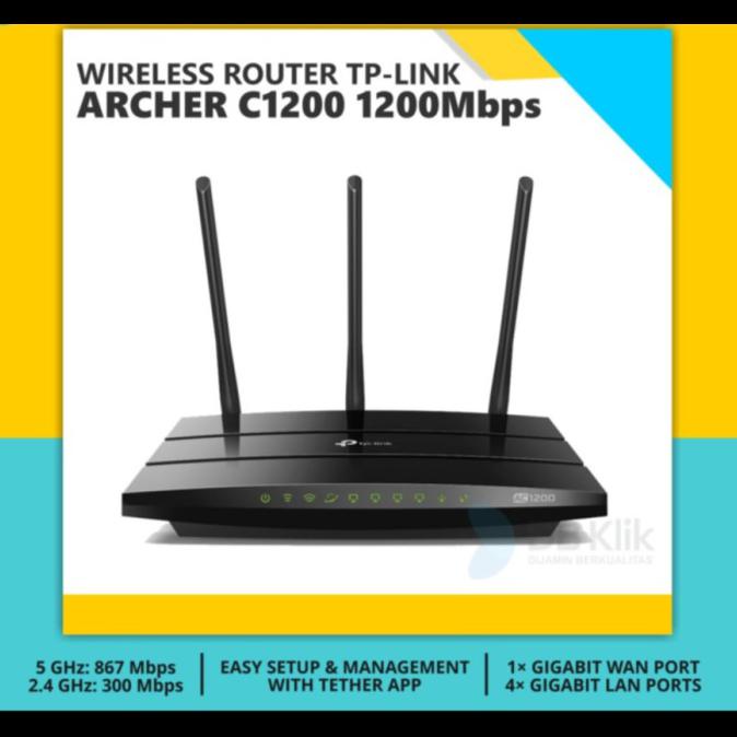 Jual Modem Wifi Tp-Link Archer C1200 Ac1200 Wireless Duaband Gigabit Router Kartikaputri568 | Shopee Indonesia