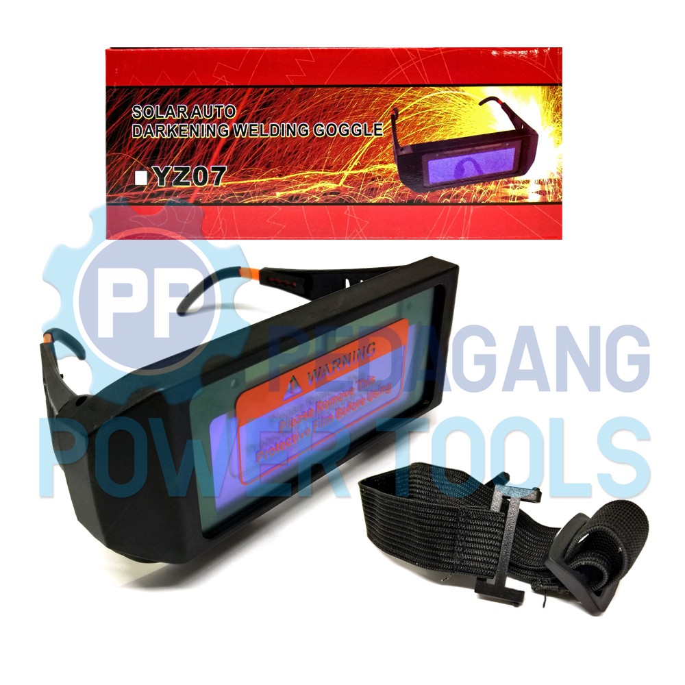 YZ07 KACAMATA LAS OTOMATIS KACA MATA AUTO DARK DARKENING