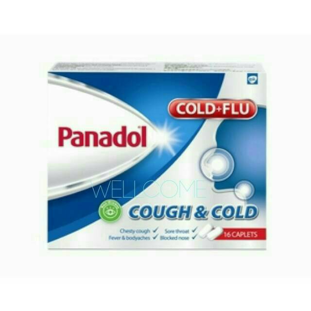 Jual Panadol Cough & Cold (16 caplets) Shopee Indonesia