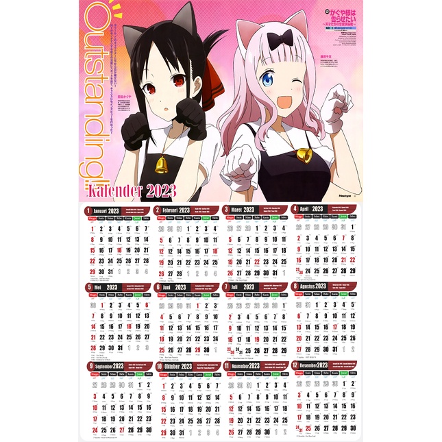kalender 2023 maken Jual Kalender Anime 2023 Indonesia|Shopee Indonesia