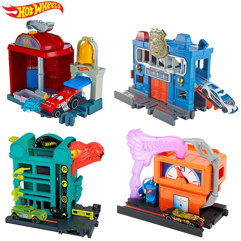 Jual Original Hot Wheels City Theme Diecast 1:18 Urban Car Track Toys For Children Oyuncak Araba Car | Shopee Indonesia