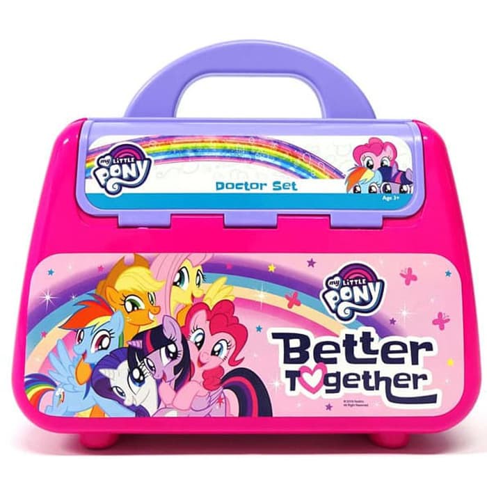 Jual Mainan Anak Perempuan My Little Pony Dokter Set Koper Doctor Set 3663 | Shopee Indonesia
