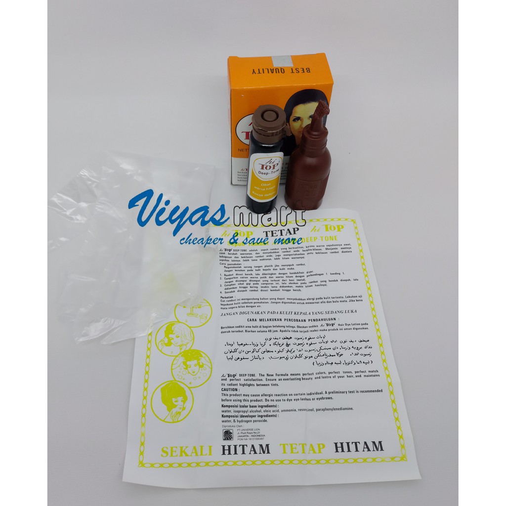 Hi Top Semir / Pewarna Rambut Hitam | Shopee Indonesia