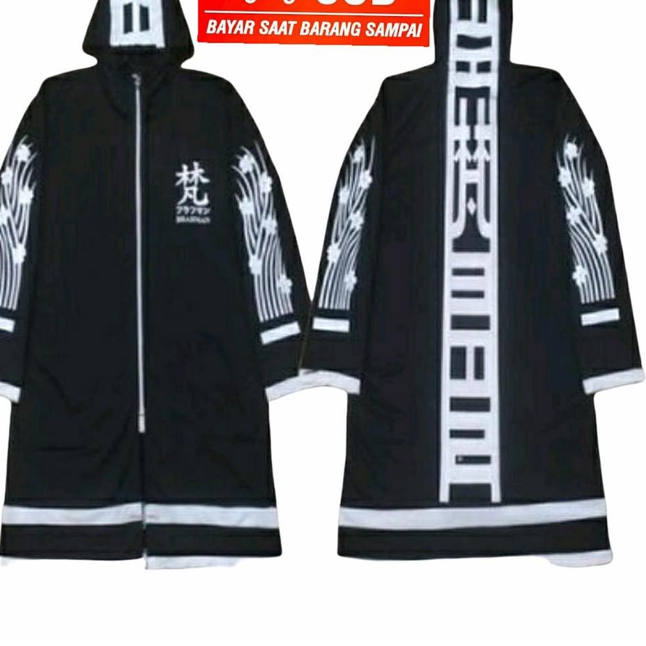 Tokyo Revengers Special Attack Clothes Black Dragon Costume Brahman Uniform Coat With Hood