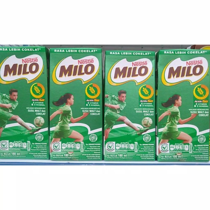 Jual Susu Milo Uht Kotak 180Ml Promo Murah | Shopee Indonesia