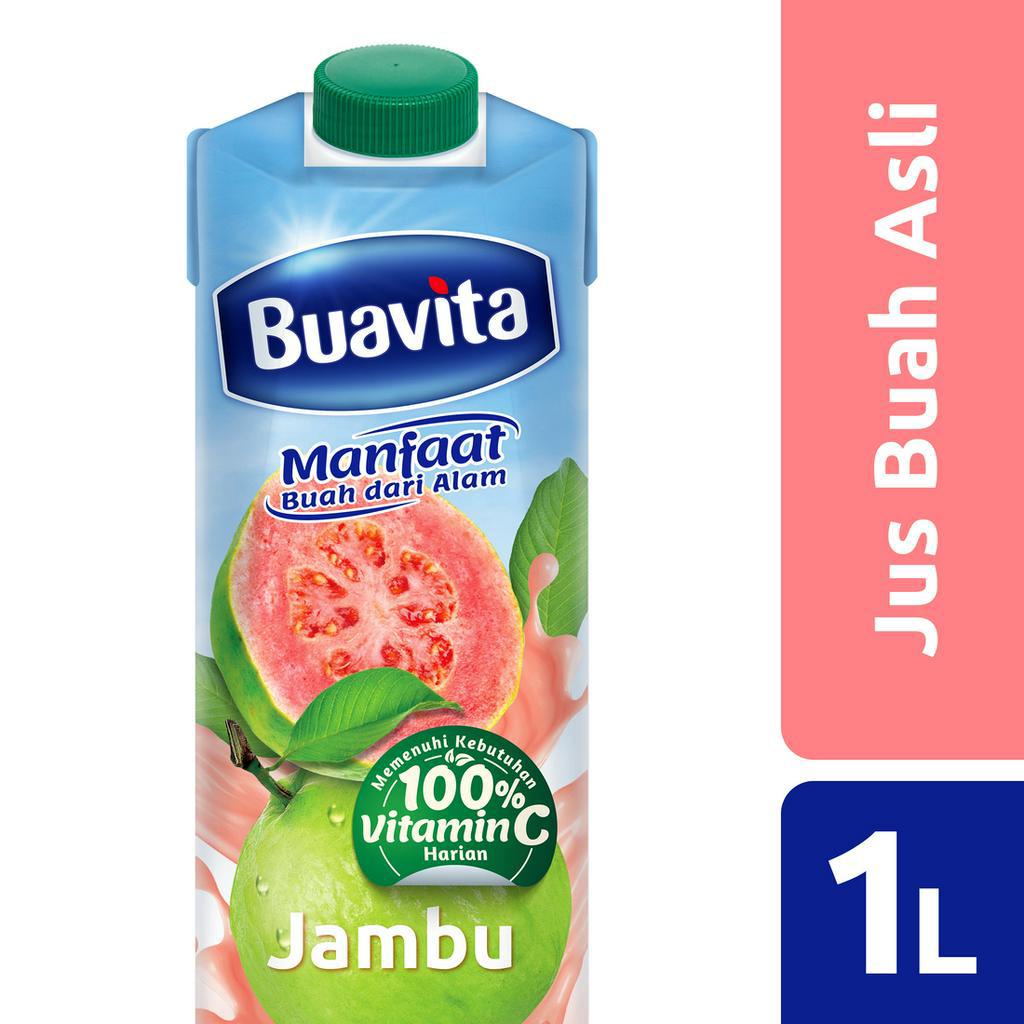 Jual Buavita Jus Buah Asli Jambu 1000 Ml Jus Jambu, Guava Juice