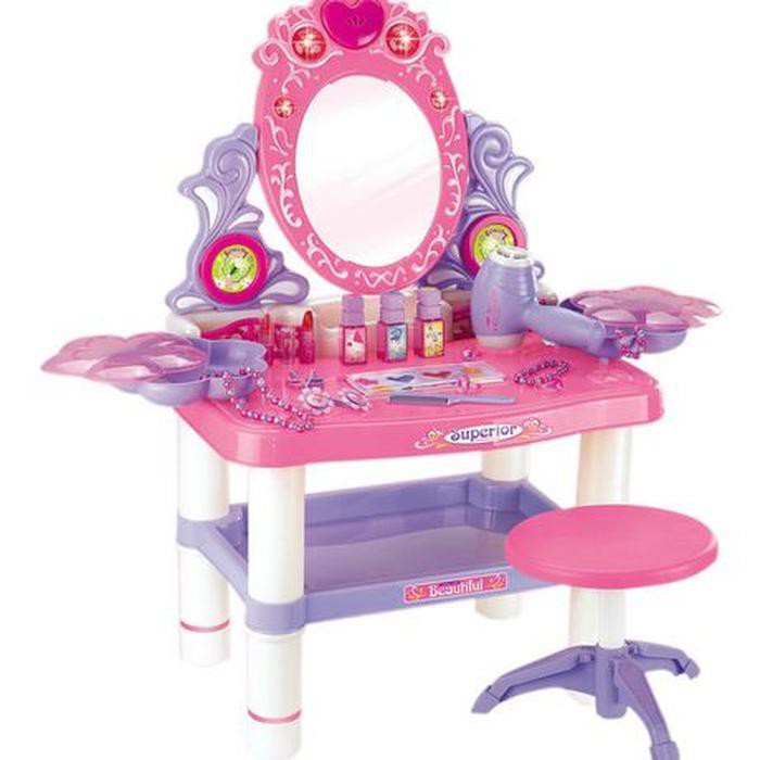 Jual Mainan Anak Kecil Berkualias Murah Mainan Dresser Dream Make Up Meja Rias Dressing Table Anak | Shopee Indonesia