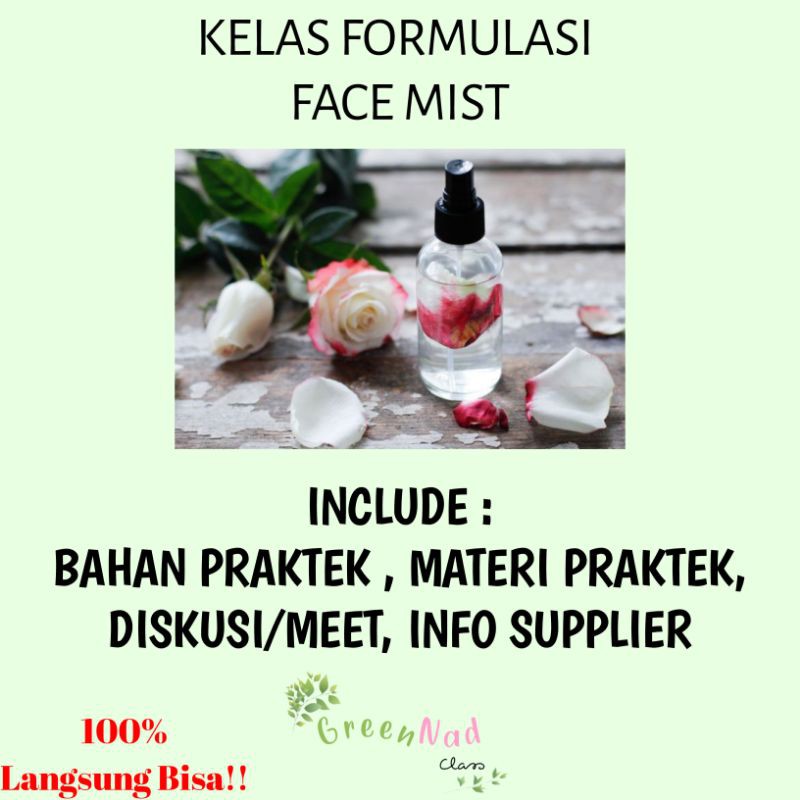 Formula Face Mist Dengan Bahan Diskusi Sampai Bisa | Shopee Indonesia