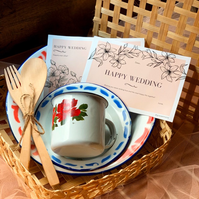 Simple Set Wedding Gift / Birthday Gift / Kado Nikah / Kado Wisuda