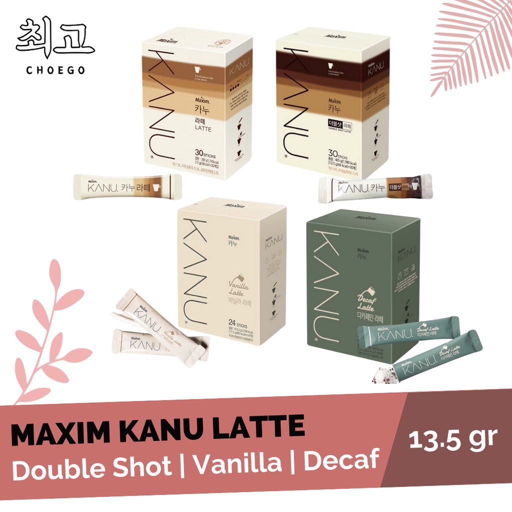 Jual Maxim KANU LATTE DOUBLE SHOT DECAF Korean Coffee / Kopi Instant Korea 13.5 gr Shopee