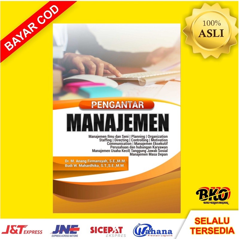 Jual Buku Pengantar Manajemen M. Anang Firmansyah ORIGINAL