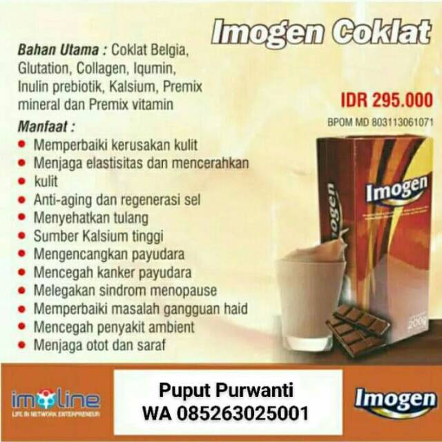 Jual Imogen Coklat Belgia Original Bpom Halal | Shopee Indonesia