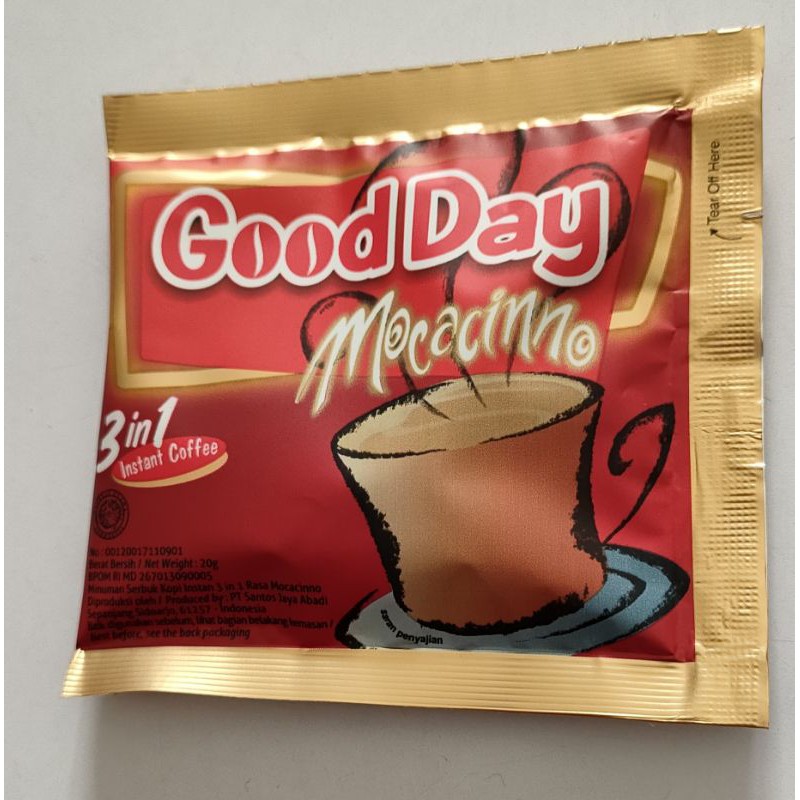 kopi Good Day moccacino Shopee Indonesia