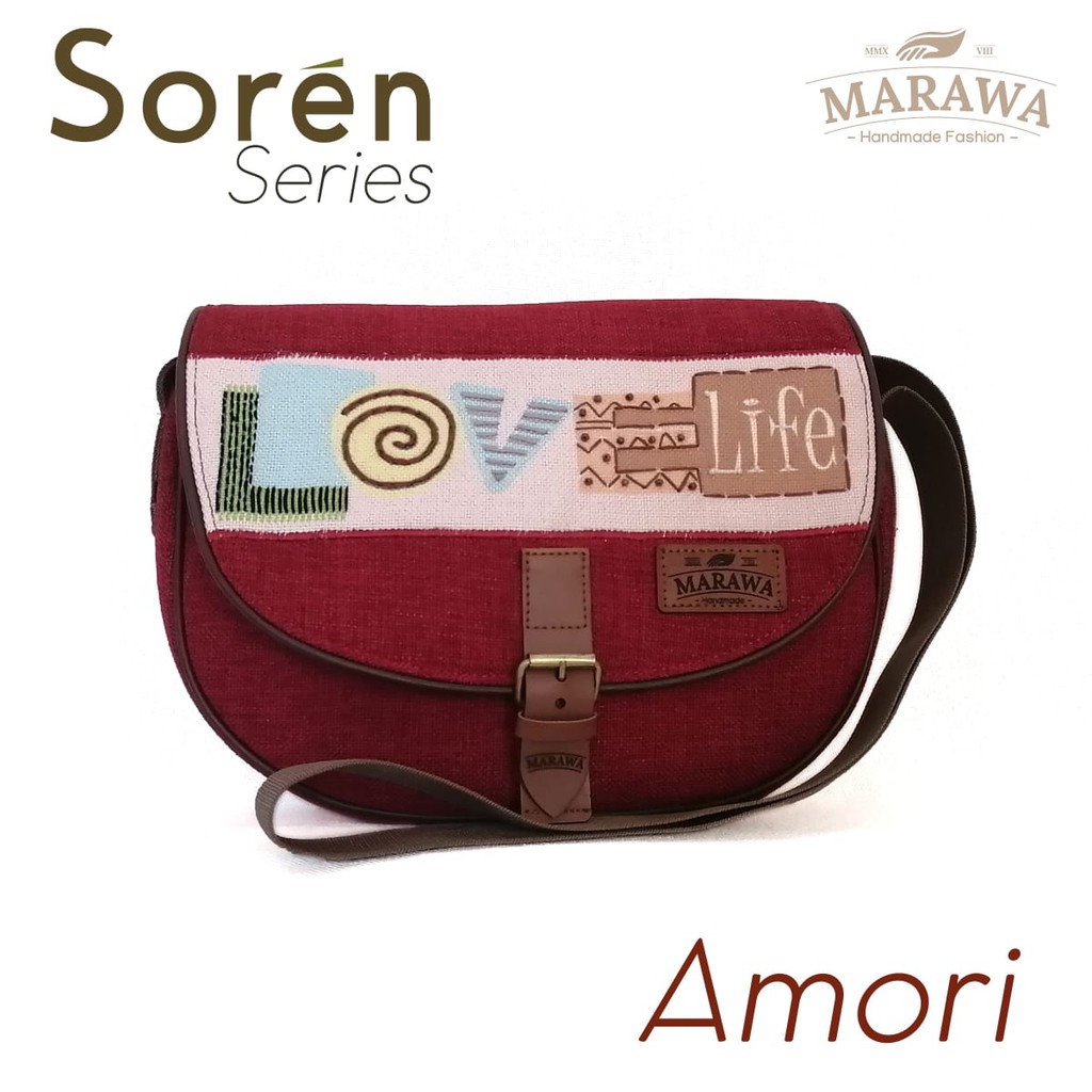 AMORI Model Soren by Marawa Etnik Tas Selempang Etnik Lucu Lokal Fashion Wanita Original