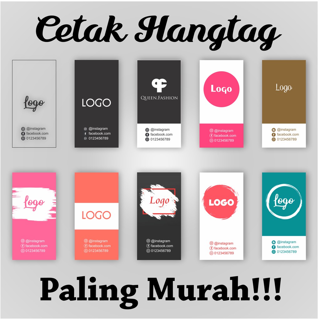 Contoh Desain Label Hijab Xl Diary Hijaber