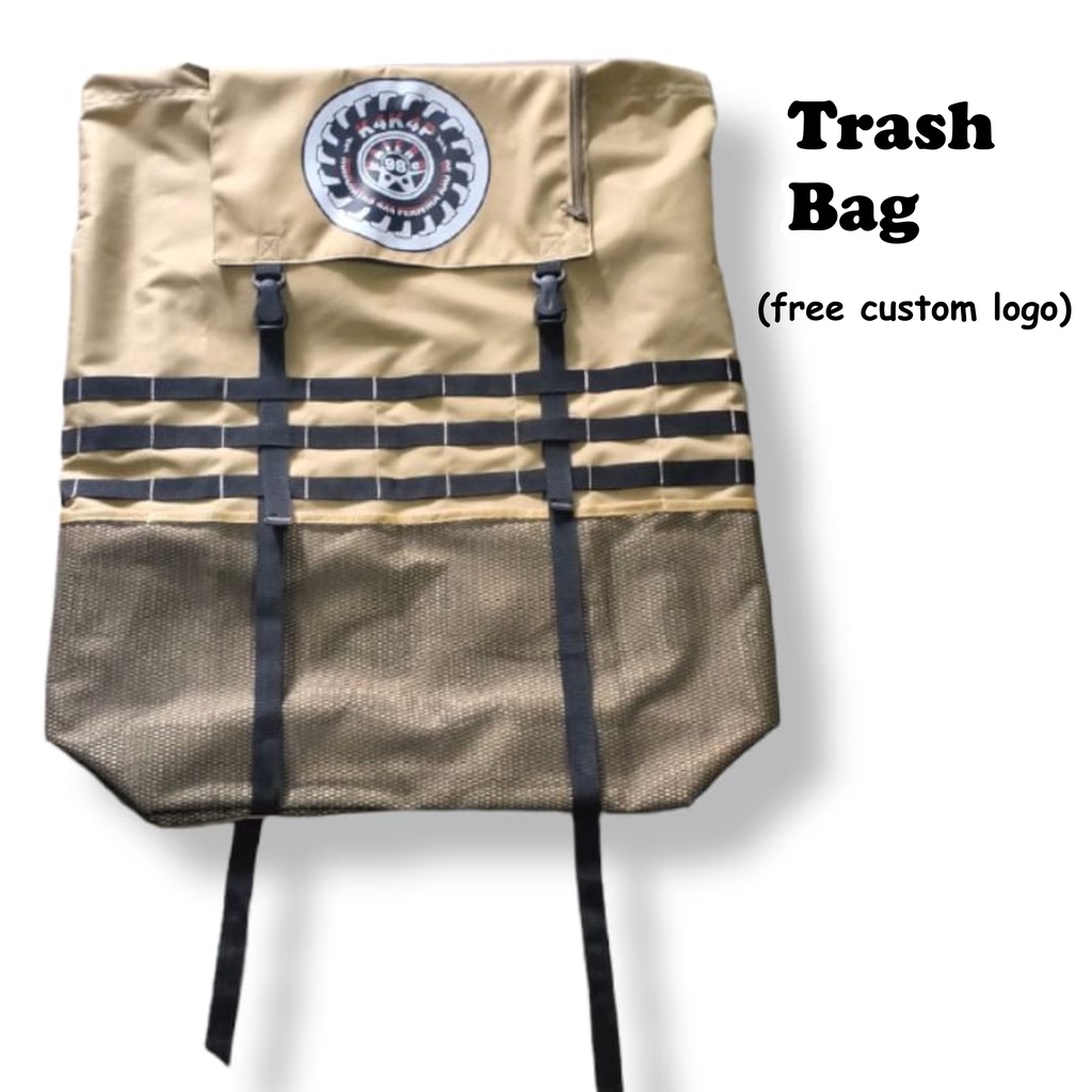 Jual Trash Bag Logo Custom Spare Tire Trash Bag Offroad Overland