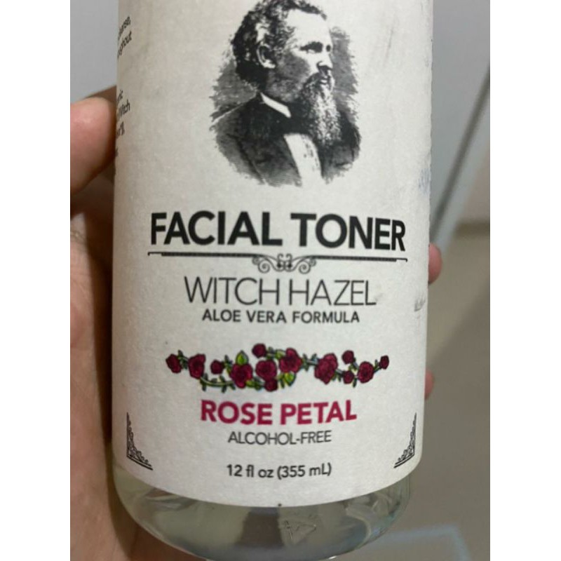 Jual preloved Facial Toner Witch Hazel aloe vera formula (12 fl oz