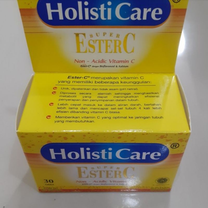Jual SUPER ESTER C HOLISTICARE 30tablet Shopee Indonesia