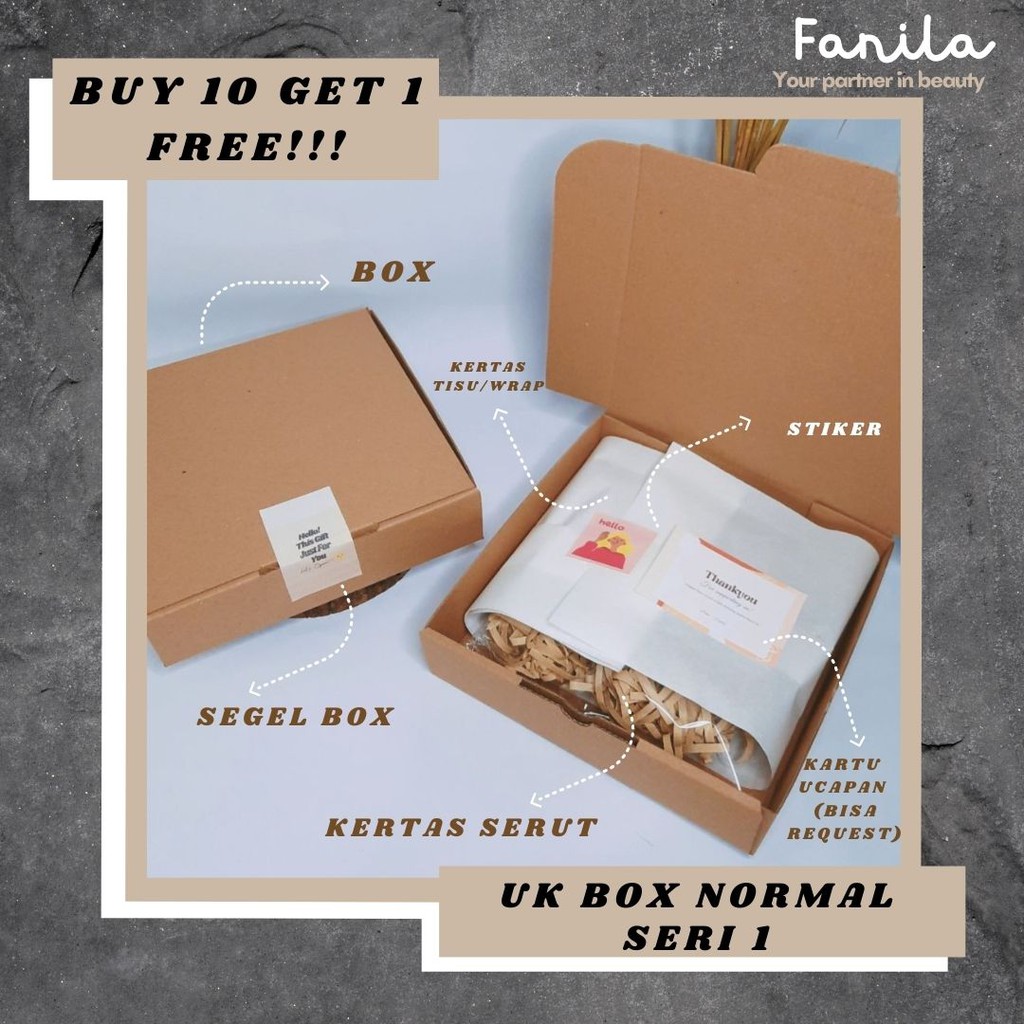 [MINIMAL 2] PROMO Paket Packaging Gift Box/ Hampers Box
