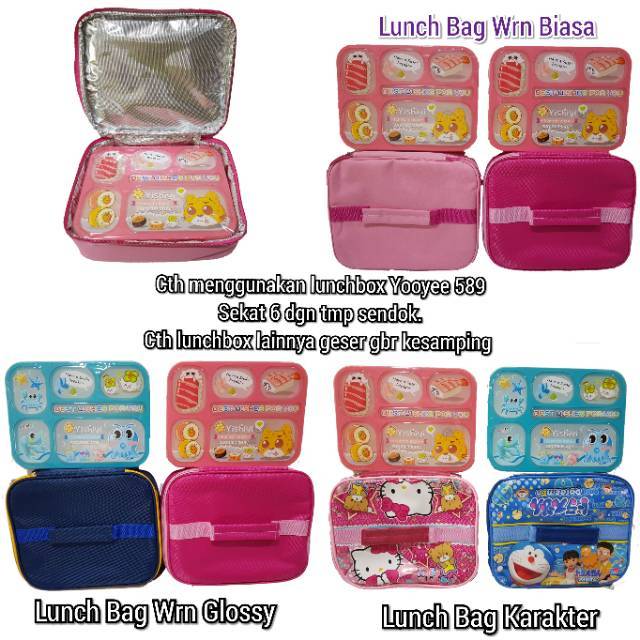 Paket Lunch Box Yooyee Grosir + Tas Bekal Aluminium Foil Shopee Indonesia