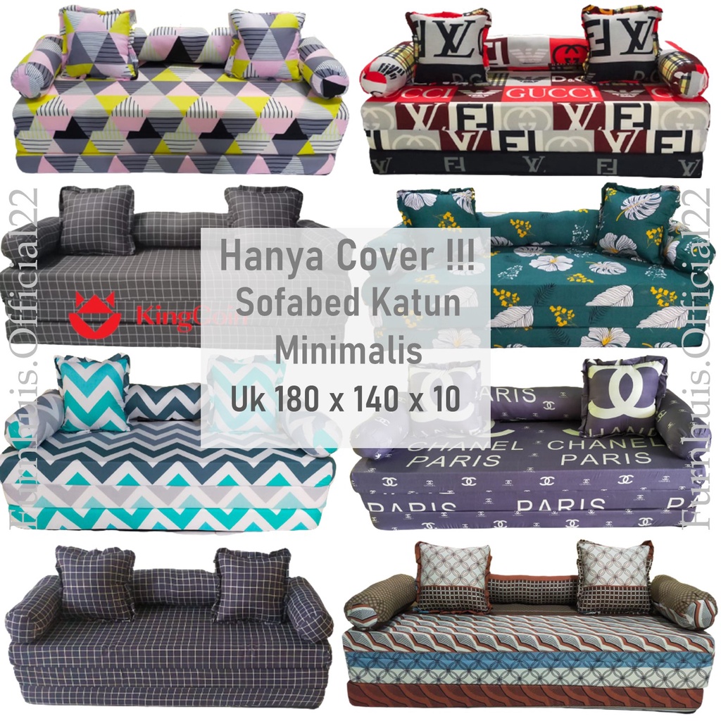 Jual COVER SOFA Sarung Sofabed 3 Seater Sprei Sofa Bed Lipat Karakter