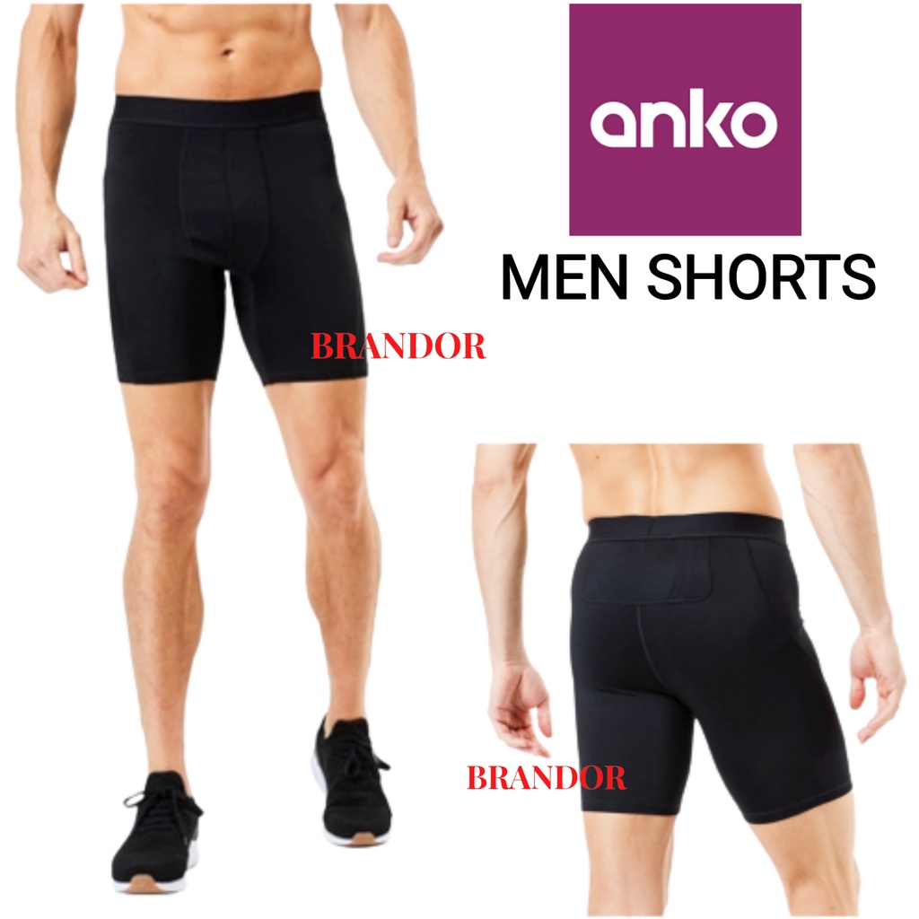 Jual ANSH MEN SQUAT TIGHT SHORTS 7" By ANKO Shopee Indonesia