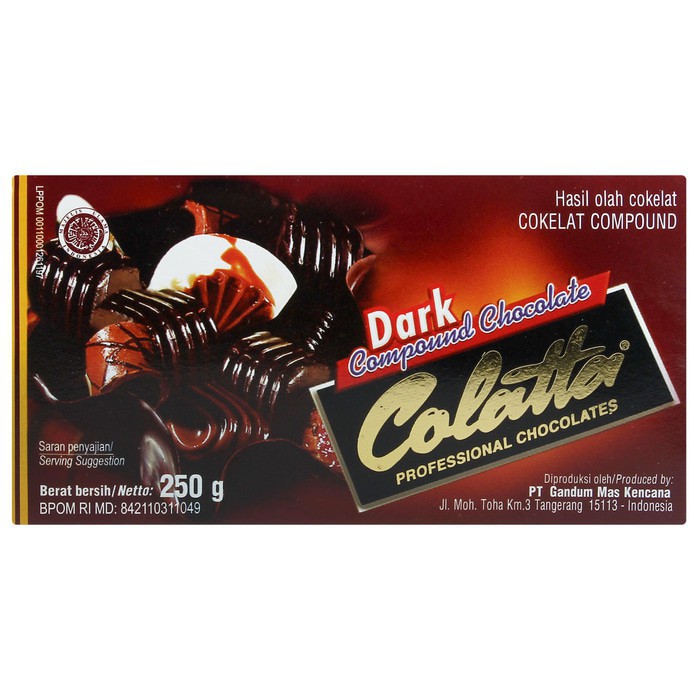 Jual Colatta 250 Gr Dark Chocolate | Shopee Indonesia
