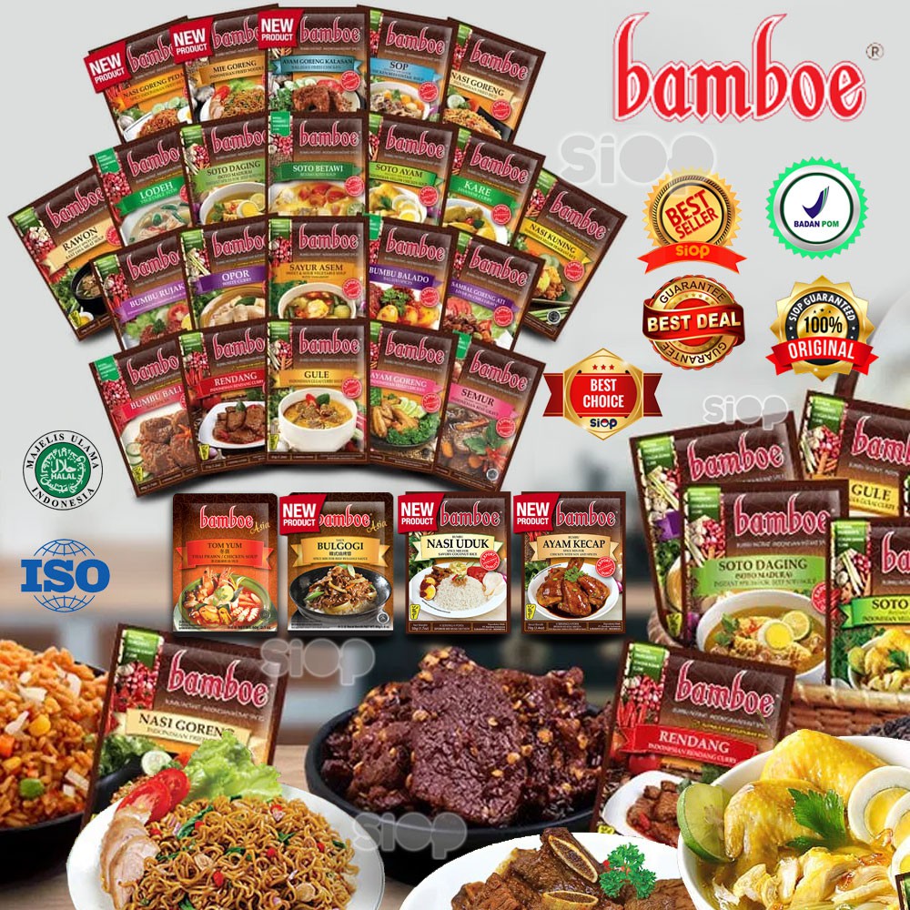 BAMBOE Bumbu Dapur Instan Spices Bumbu Masak II Shopee
