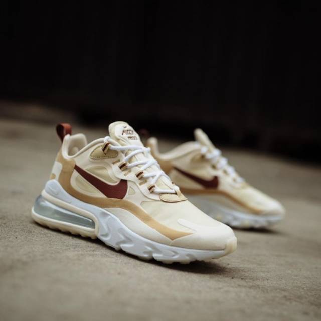 Jual Nike Airmax 270 React White Cream | Shopee Indonesia