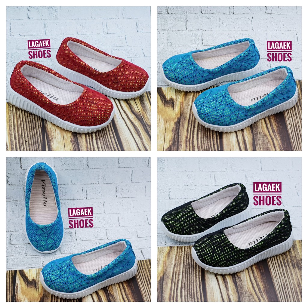 Sepatu Anak Cewek Slop Keren Usia 1 2 3 4 5 6 Tahun / Sepatu Anak