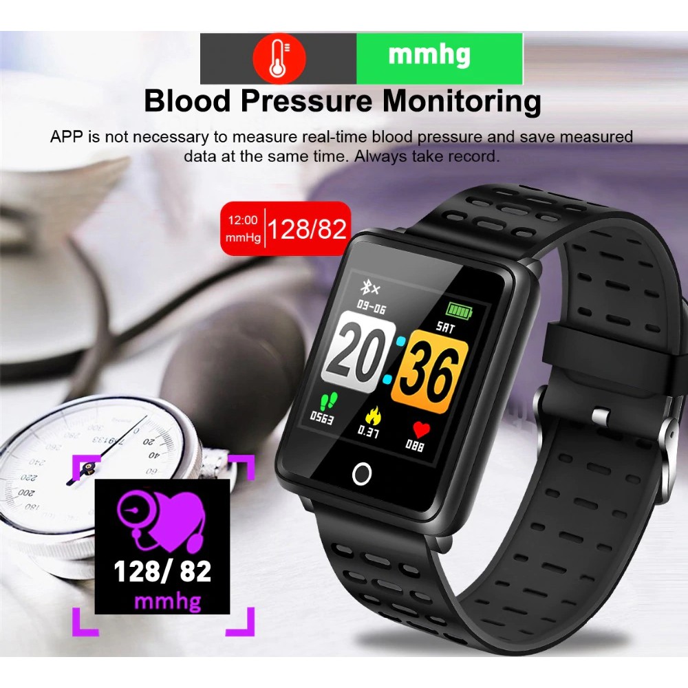Jual Bangwei Fashion Smart Watch Led Color Screen Men Fitness Tracker Heart Rate Blood Pressure Oxygen Indonesia|Shopee Indonesia