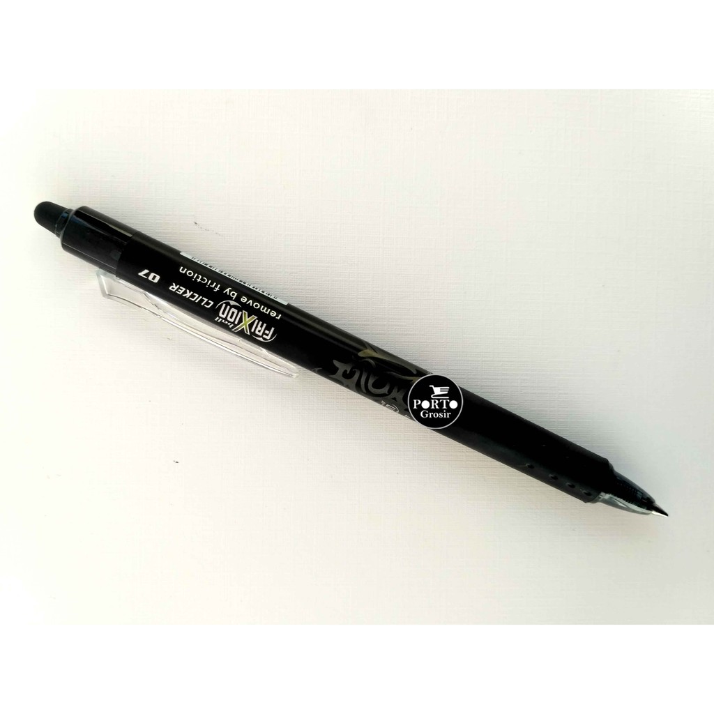 Pilot Frixion 0.7 Black Pulpen yang Bisa Dihapus Tinta Hitam 07