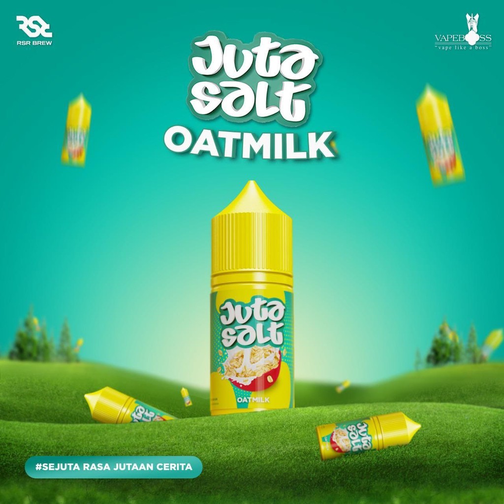 Jual Liquid JUTA SALT Oat Milk 30ml SaltNic nic 35mg JUTA Oatmilk PG/VG