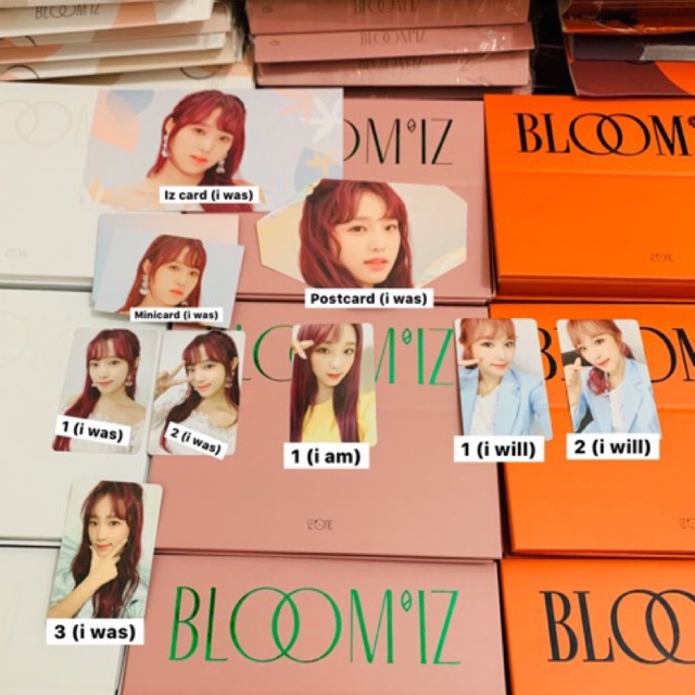 OFFICIAL IZ Card/Postcard/Minicard/Photocard/AR Card IZONE YENA BLOOMIZ