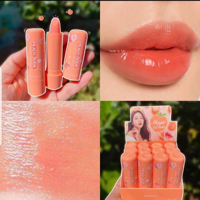 Jual [ ECER ] TANAKO PEACH SODA & SWEET ORANGE LIPBALM Shopee Indonesia