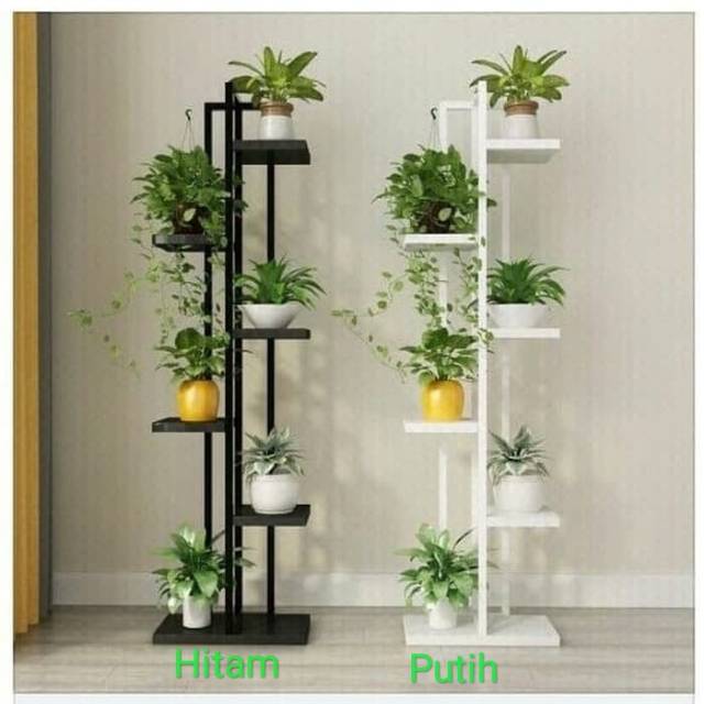 Rak bunga rak hias standing pot besi 6 susun Shopee Indonesia