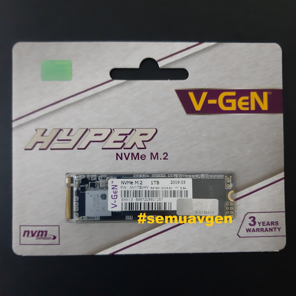 Jual SSD M.2 1TB NVMe VGeN Solid State Drive M2 PCIe 1 TB / 1 TERA