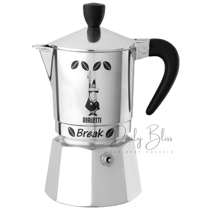 Jual Bialetti Coffee Maker Break 3 Cups Black 5923 Indonesia|Shopee Indonesia