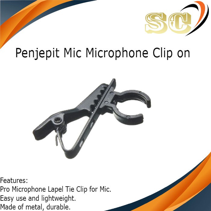 Jual Penjepit Mic Microphone Clip on Boya Lapel Lavalier Clip on Kancing 6mm Shopee Indonesia