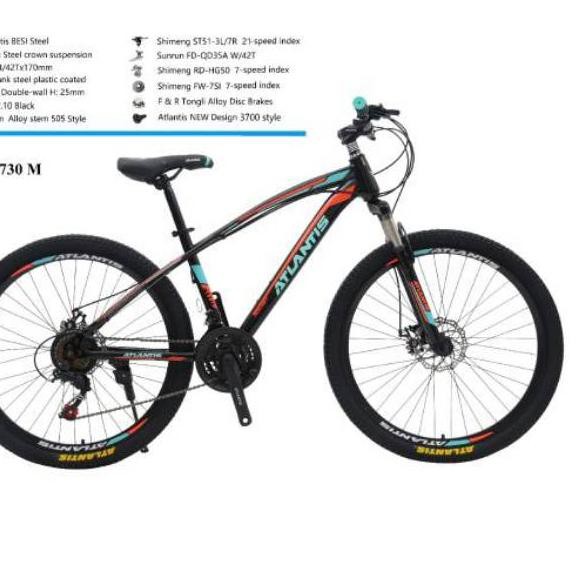 Harga Sepeda Gunung Mtb 26 Atlantis Trend Sepeda