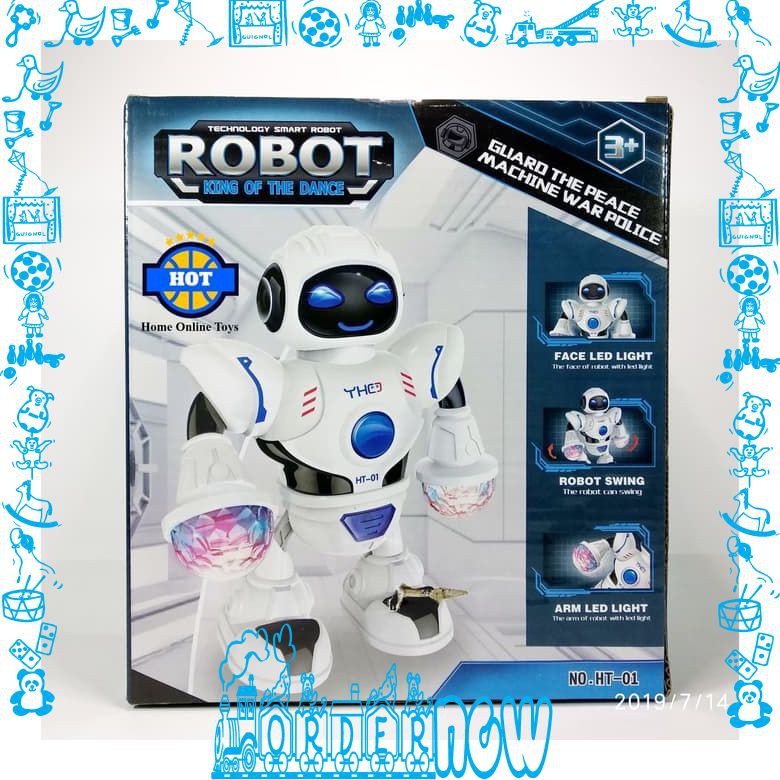Jual Robot Anak Robot Robotan Mainan Anak Laki Laki Mainan Robot Bentuk Manusia Robot Menyala Au175 | Shopee Indonesia