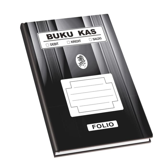 Bamboo BUKU KAS FOLIO HARD COVER [5 bk] Hitam Shopee