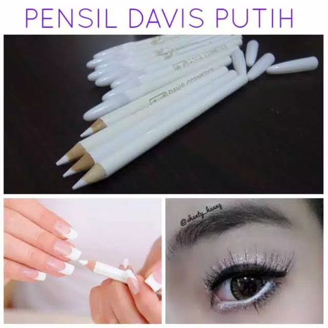 Jual Pensil Alis Davis Warna Putih / Eyeliner / Pensil Alia / Putih / Davis  / Bayar ditempat Indonesia|Shopee Indonesia
