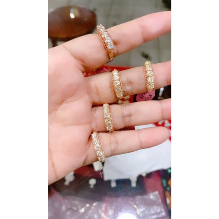 Jual Cincin listring baris satu berlian Medan asli kknn Indonesia|Shopee  Indonesia