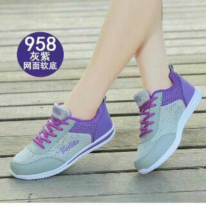 SEPATU WANITA KETS OLAH RAGA SENAM LARI SNEAKERS MURAH