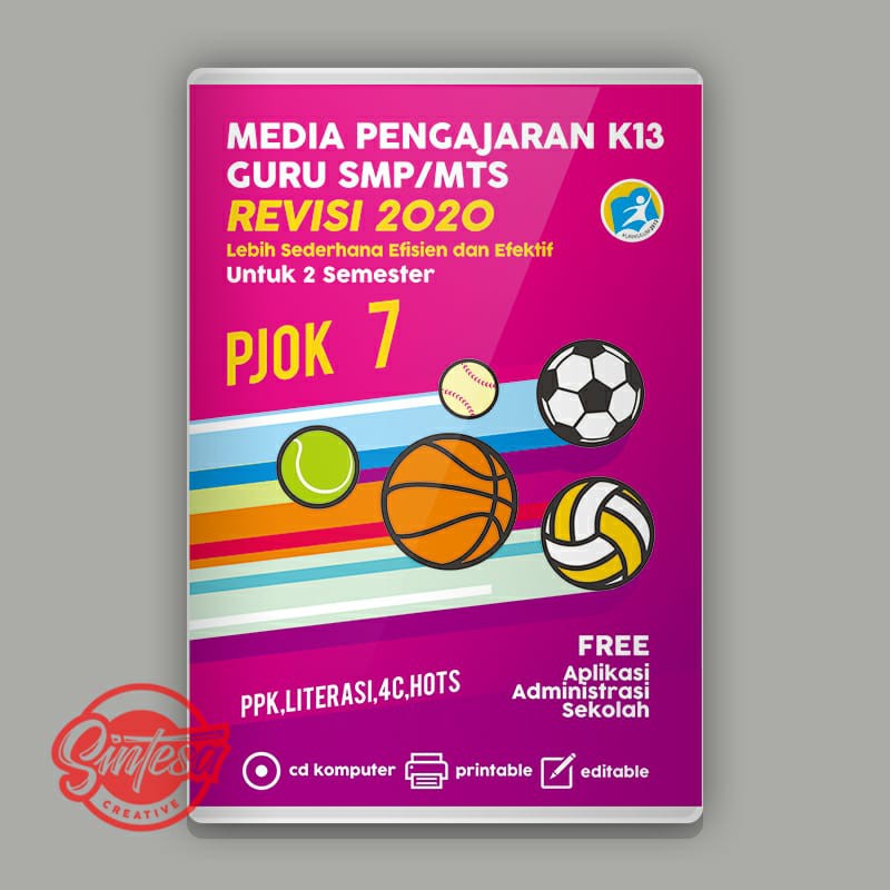 CD RPP 1 LEMBAR PJOK SMP/MTS KELAS 7 8 DAN 9 K13 REVISI TERBARU